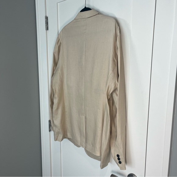 Linen Men's Blazer Quince XL - Picture 5 of 16